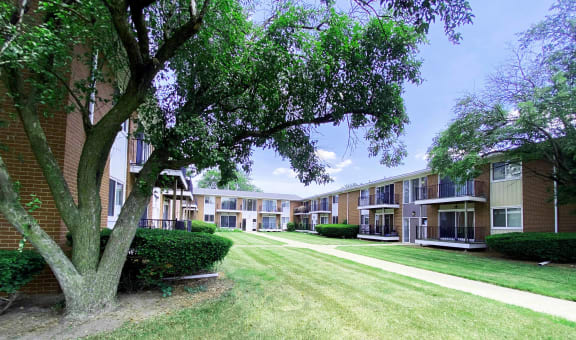 Exterior at Ambassador Apartments in Lansing, MI