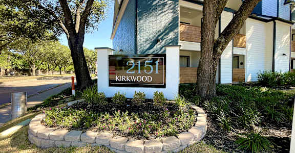 the preserve at kirkwood sign in front of a house