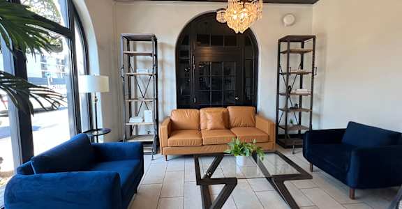 a view of the living room
