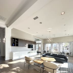 a view of the living room from the second floor at The Bryant Apartments at Yorba Linda, Yorba Linda, 92887