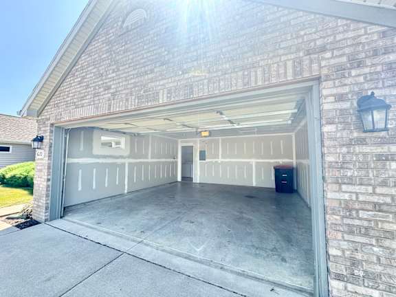 exterior of a garage  at Hawthorne Properties in Lafayette, IN 47905