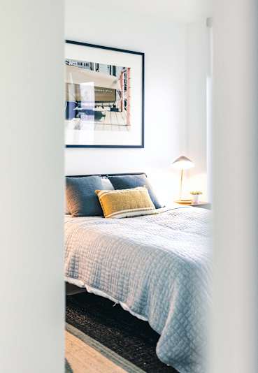 Cozy bedroom view