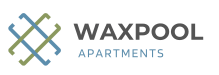 a logo for way pool apartments