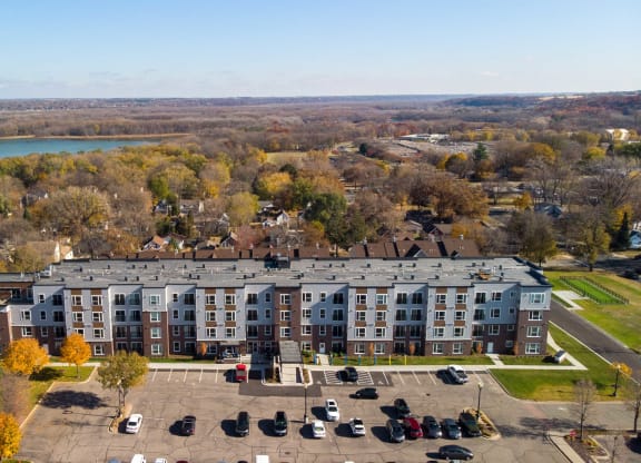 Aerial View at The Quill 55+ Apartments, Hastings, Minnesota