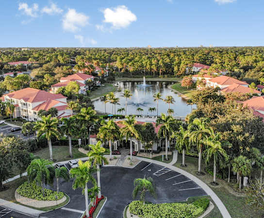 an aerial view of the resort at The Ashlar, Fort Myers, 33907