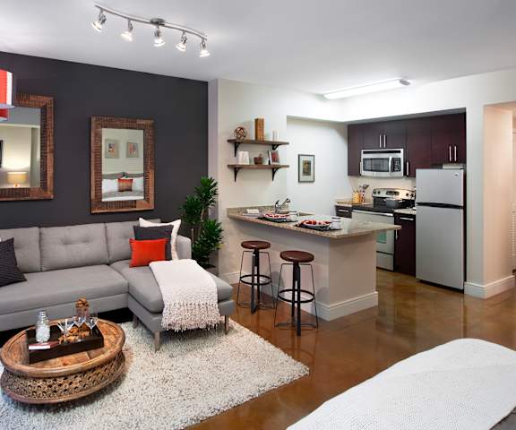 Livingroom at Highland Park at Columbia Heights Metro, Washington, DC 20010