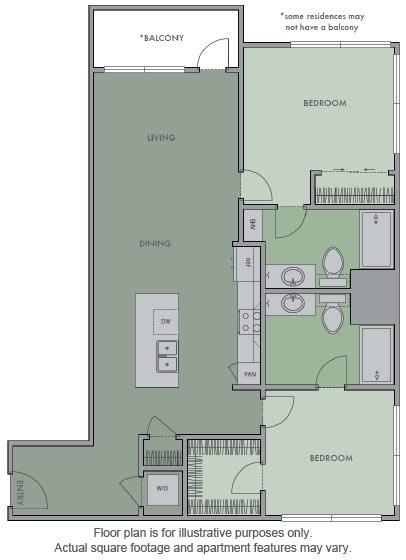 I Floor Plan at Olympic by Windsor