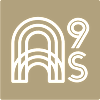 A graphic with a building and the number 9.