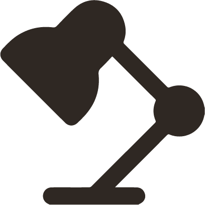 a silhouette of a hammer with a heart shaped handle