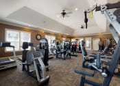 Thumbnail 7 of 30 - 24-Hour Fitness Center at The Heritage at Arlington Apartment Homes, Greenville, NC, 27834