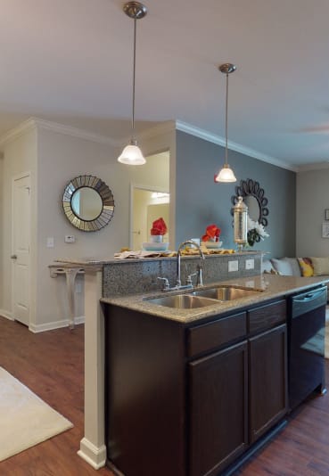 Kitchen Unit at The Heritage at Arlington Apartment Homes, Greenville, NC 27834