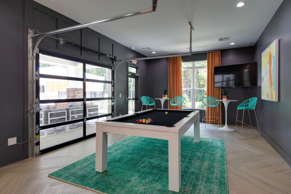 Billiards Table at Shellbrook, North Carolina
