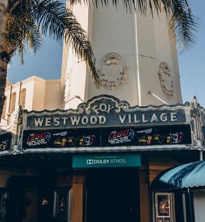 a building with a sign that reads westwood village