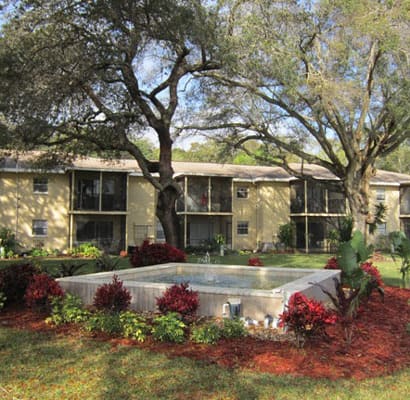 Beautiful Flowers at Fountains of Largo in Largo, FL
