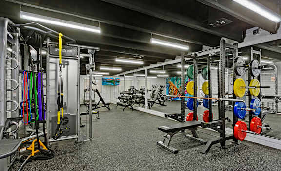 the gym at the sutton place hotel revelstoke in british columbia