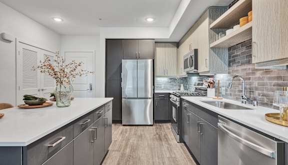 Spacious Full Size Kitchen at Ocean Creek, Oceanside, California
