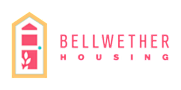 A logo for Bellwether Housing features a house with a plant growing out of it.