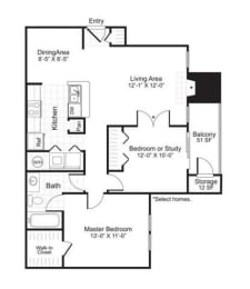 B1_2_Floor Plan at Latitudes Apartments