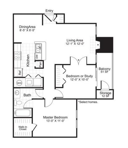 B1_2_Floor Plan at Latitudes Apartments