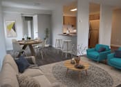 Thumbnail 19 of 20 - Updated Living and Dining Area