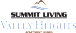 The image is a logo for Summit Living Valley Heights Apartment Homes.