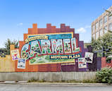 Mural On A Wall at Portrait Midtown Apartments, Indiana, 46032