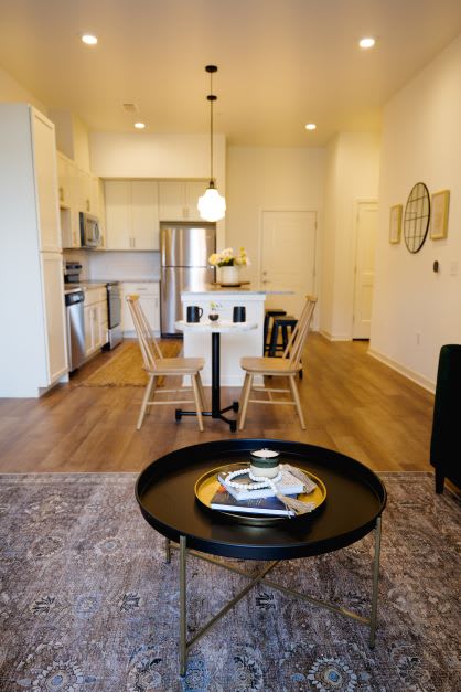 Living Room With Kitchen at The Quarter House, Jackson