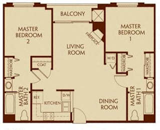 2.2 C 2 Bed 2 Bath