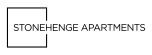 a logo with the words stonehenge apartments