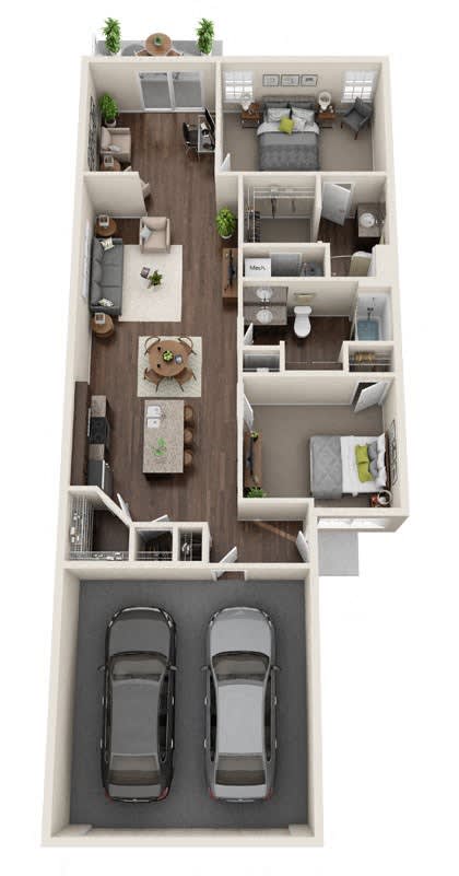 Ankeny IA Apartment Rentals Redwood Ankeny Rosewood Floor Plan