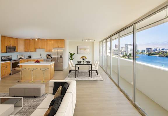 17E Living & Dining at 1200 Lakeshore, California, 94606