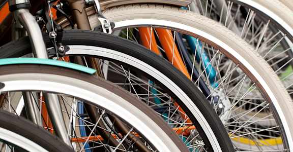 Bike Storage at Spinning Mill Lofts, Clayton, NC 27520