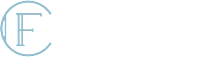 A blue letter F is in a circle.