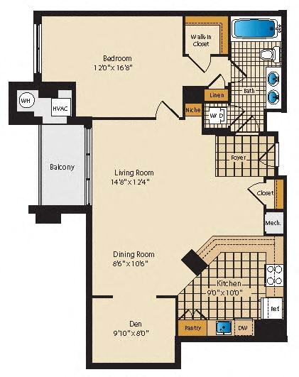 Arlington 1 bedroom apartments