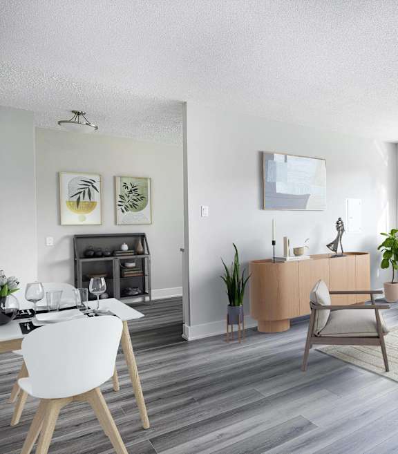 a kitchen with an island and a stove