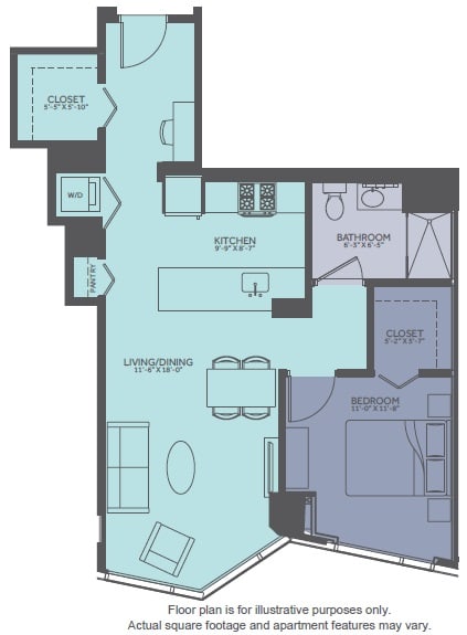 Floor Plan Floor Plan at Moment, Chicago