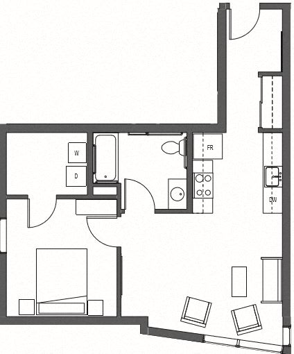 Floor Plans of Reverb in Seattle, WA