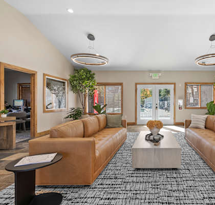 A Living Room With a Wooden Coffee Table at ALTITUDE BY VINTAGE, Nevada, 89523