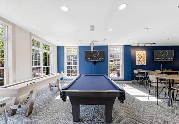 play a game of pool in our games room at The Lena, New Jersey