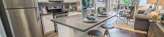 Open Kitchen with Quartz Countertops | Apartments For Rent In Scottsdale AZ | The Catherine Townhomes