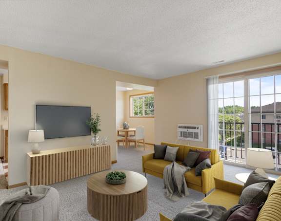 Main Living Room at Ames Lake Neighborhood Apartments, St Paul