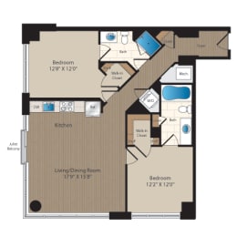 2 bedroom apartments in McLean VA