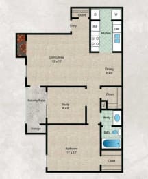  Floor Plan B1-2