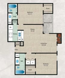  Floor Plan B2-1