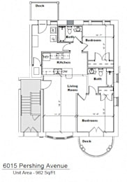  Floor Plan 6015 Pershing