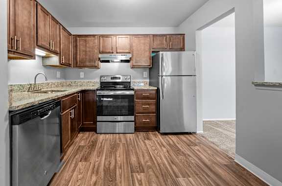 Stylish Kitchen at Park Lane Apartments, Michigan