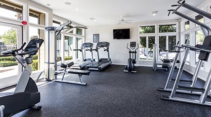Fitness center at The Ashton, Corona, California