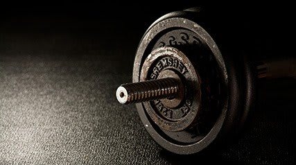 Close up of Dumbell
