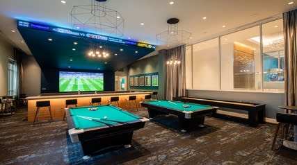 Resident Lounge at TENmflats, Columbia