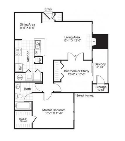 A3_2_ Floor Plan at Latitudes Apartments